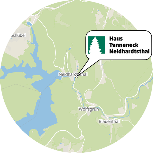 Kartenausschnitt für die Firma Haus Tanneneck Neidhardtsthal GmbH - Pflege- und Betreuungszentrum