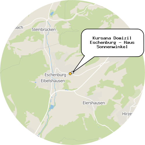 Kartenausschnitt für die Firma Kursana Domizil Eschenburg - Haus Sonnenwinkel