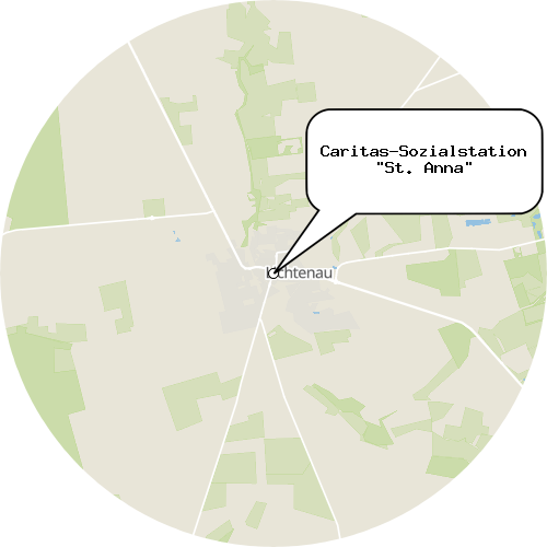 Kartenausschnitt für die Firma Caritas-Sozialstation "St. Anna"