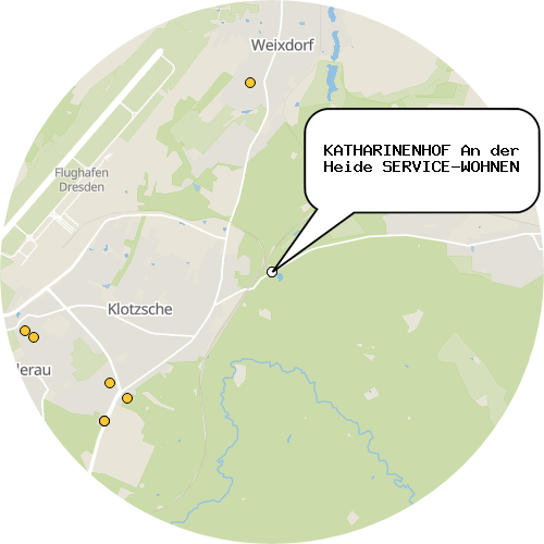 Kartenausschnitt für die Firma KATHARINENHOF An der Heide SERVICE-WOHNEN
