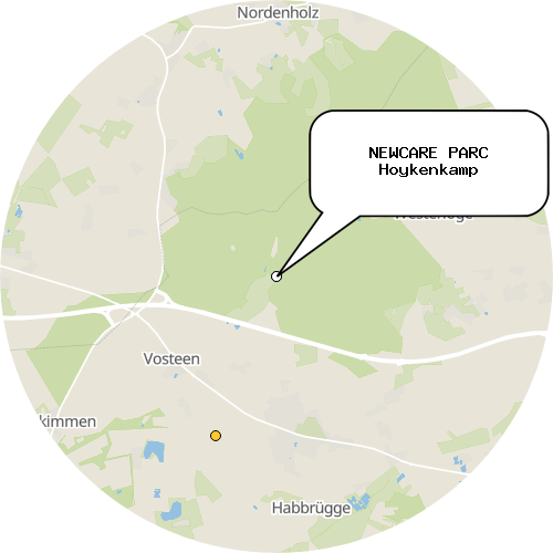 Kartenausschnitt für die Firma NEWCARE PARC Hoykenkamp