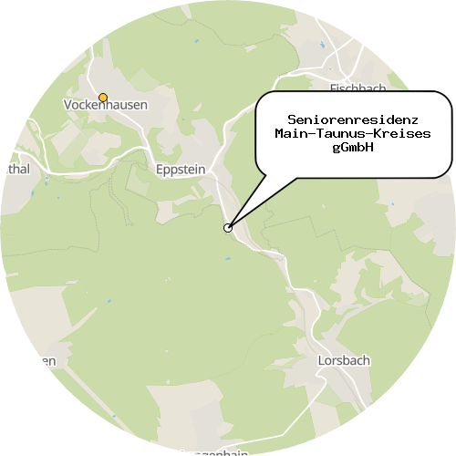 Kartenausschnitt für die Firma Seniorenresidenz Main-Taunus-Kreises gGmbH