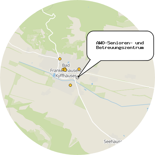 Kartenausschnitt für die Firma AWO-Senioren- und Betreuungszentrum