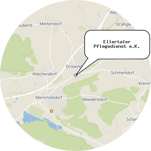 Kartenausschnitt für die Firma Ellertaler Pflegedienst e.K.