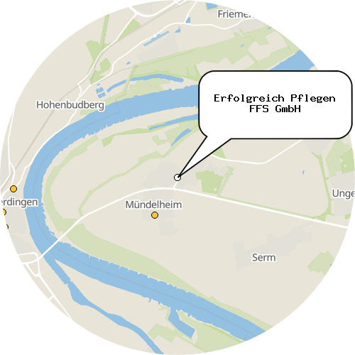 Kartenausschnitt für die Firma Erfolgreich Pflegen FFS GmbH