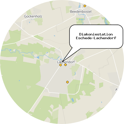 Kartenausschnitt für die Firma Diakoniestation Eschede-Lachendorf