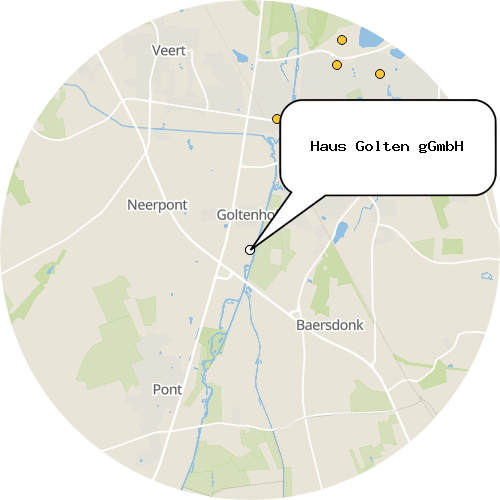 Kartenausschnitt für die Firma Haus Golten gGmbH