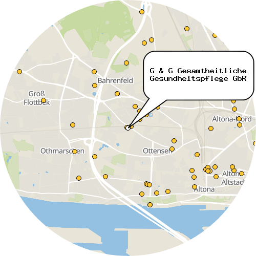 Kartenausschnitt für die Firma G & G Gesamtheitliche Gesundheitspflege GbR