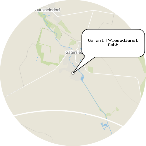 Kartenausschnitt für die Firma Garant Pflegedienst GmbH