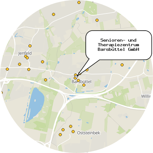 Kartenausschnitt für die Firma Senioren- und Therapiezentrum Barsbüttel GmbH