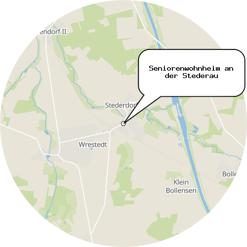 Kartenausschnitt für die Firma Seniorenwohnheim an der Stederau