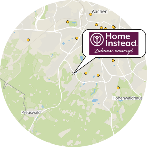 Kartenausschnitt für die Firma Home Instead Seniorenbetreuung Veil GmbH & Co. KG