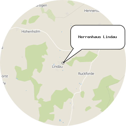 Kartenausschnitt für die Firma Herrenhaus Lindau