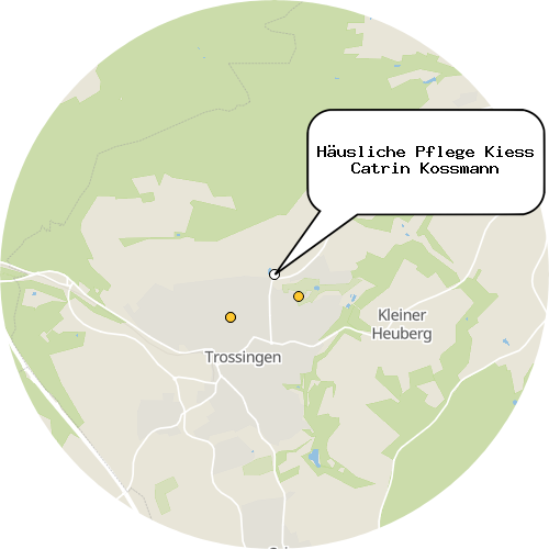 Kartenausschnitt für die Firma Häusliche Pflege Kiess Catrin Kossmann