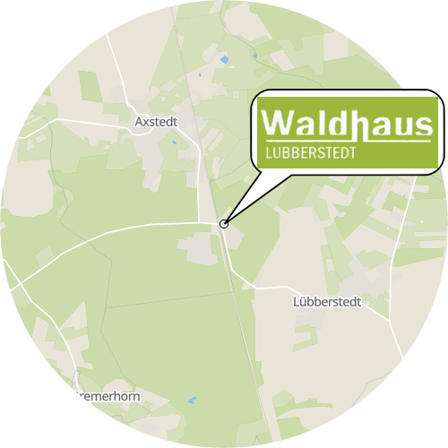 Kartenausschnitt für die Firma Pflegeheim Waldhaus Lübberstedt GmbH
