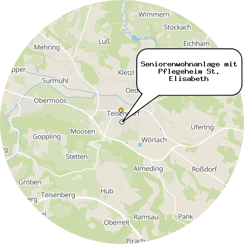 Kartenausschnitt für die Firma Seniorenwohnanlage mit Pflegeheim St. Elisabeth