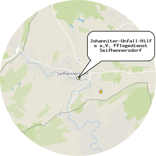 Kartenausschnitt für die Firma Johanniter-Unfall-Hilfe e.V. Pflegedienst Seifhennersdorf