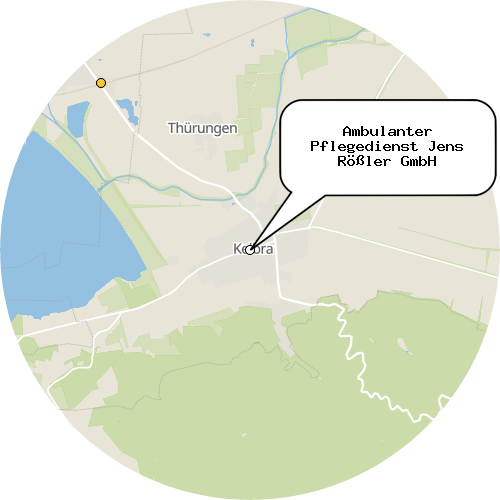 Kartenausschnitt für die Firma Ambulanter Pflegedienst Jens Rößler GmbH