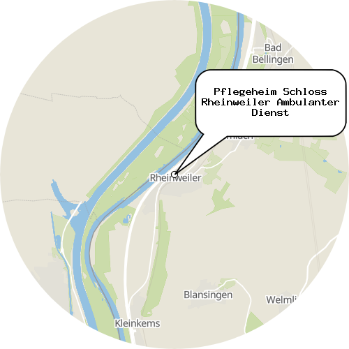 Kartenausschnitt für die Firma Pflegeheim Schloss Rheinweiler Ambulanter Dienst