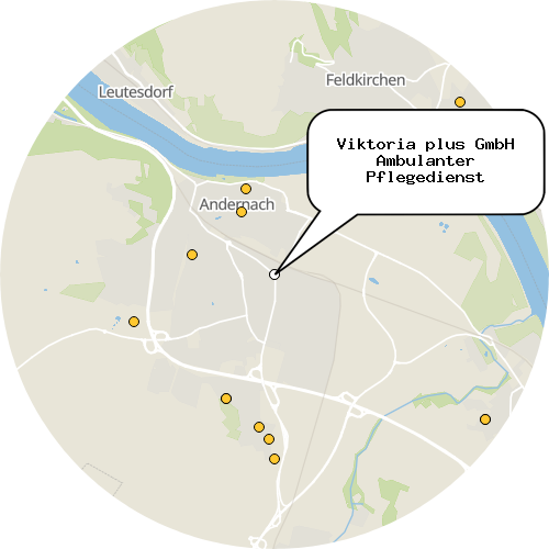 Kartenausschnitt für die Firma Viktoria plus GmbH Ambulanter Pflegedienst