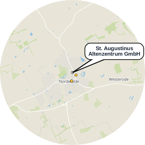 Kartenausschnitt für die Firma St. Augustinus Altenzentrum GmbH
