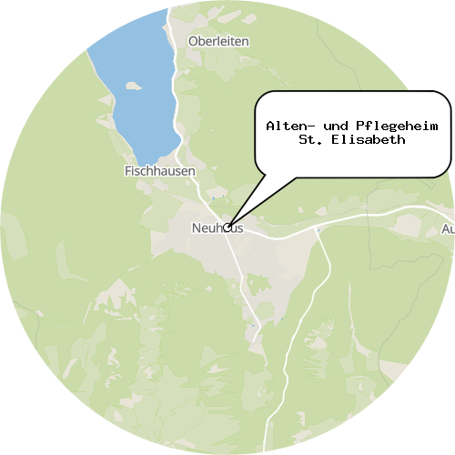 Kartenausschnitt für die Firma Alten- und Pflegeheim St. Elisabeth