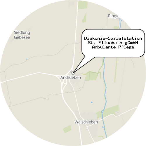 Kartenausschnitt für die Firma Diakonie-Sozialstation St. Elisabeth gGmbH Ambulante Pflege