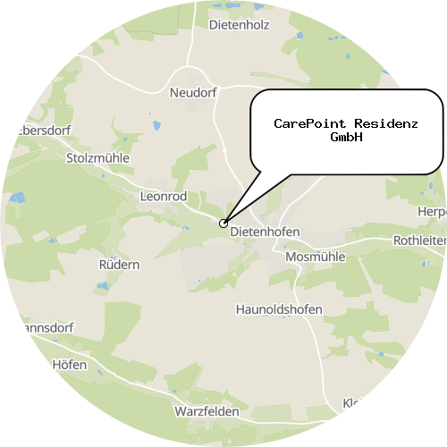 Kartenausschnitt für die Firma CarePoint Residenz GmbH