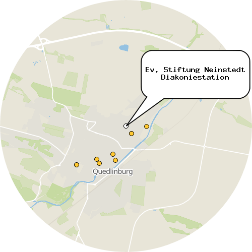 Kartenausschnitt für die Firma Ev. Stiftung Neinstedt Diakoniestation