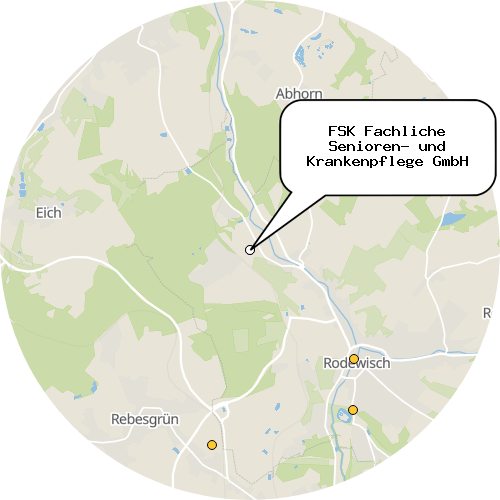 Kartenausschnitt für die Firma FSK Fachliche Senioren- und Krankenpflege GmbH