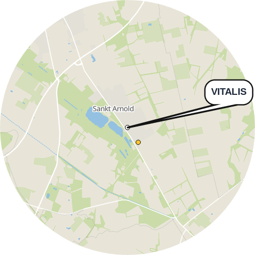 Kartenausschnitt für die Firma VITALIS