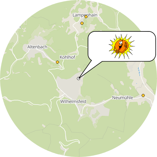 Kartenausschnitt für die Firma Renno Martin  Pflegedienst Sonnenschein