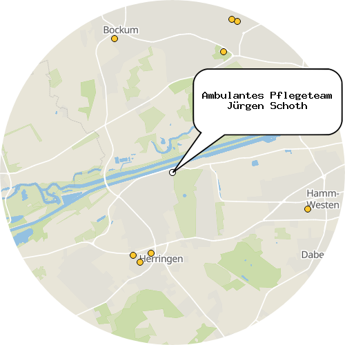 Kartenausschnitt für die Firma Ambulantes Pflegeteam Jürgen Schoth