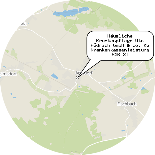 Kartenausschnitt für die Firma Häusliche Krankenpflege Ute Rüdrich GmbH & Co. KG Krankenkassenleistung SGB XI