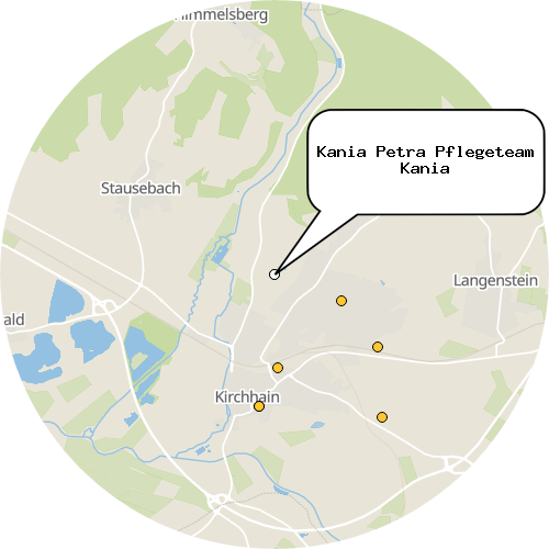 Kartenausschnitt für die Firma Kania Petra Pflegeteam Kania