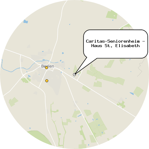 Kartenausschnitt für die Firma Caritas-Seniorenheim - Haus St. Elisabeth