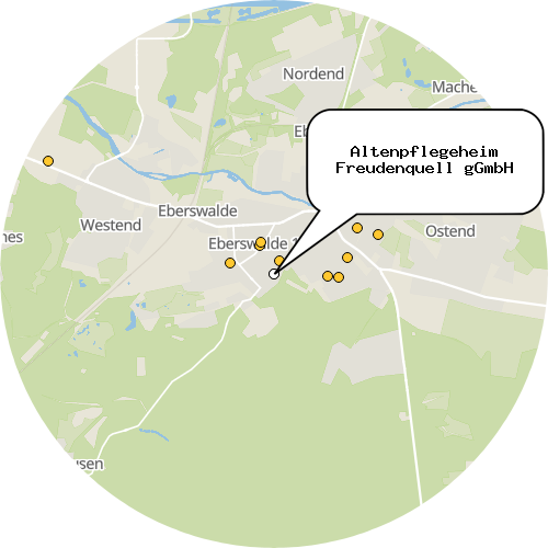 Kartenausschnitt für die Firma Altenpflegeheim Freudenquell gGmbH