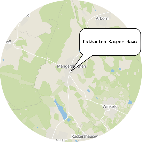 Kartenausschnitt für die Firma Katharina Kasper Haus