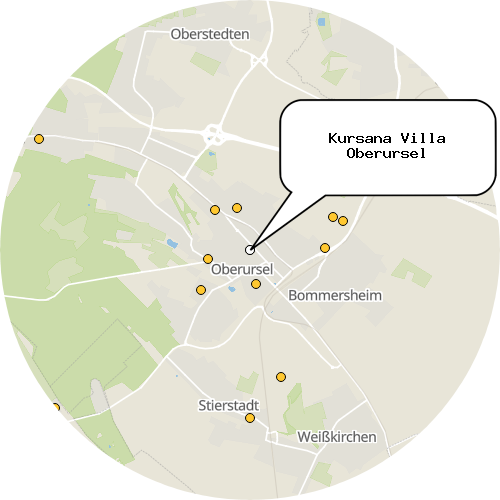 Kartenausschnitt für die Firma Kursana Villa Oberursel