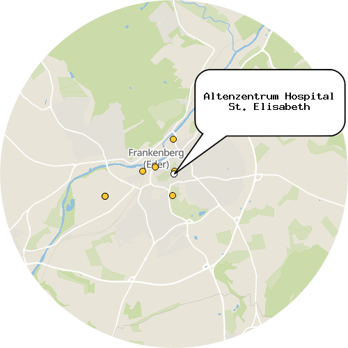 Kartenausschnitt für die Firma Altenzentrum Hospital St. Elisabeth