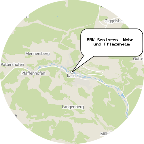 Kartenausschnitt für die Firma BRK-Senioren- Wohn- und Pflegeheim