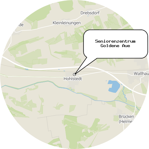 Kartenausschnitt für die Firma Seniorenzentrum Goldene Aue