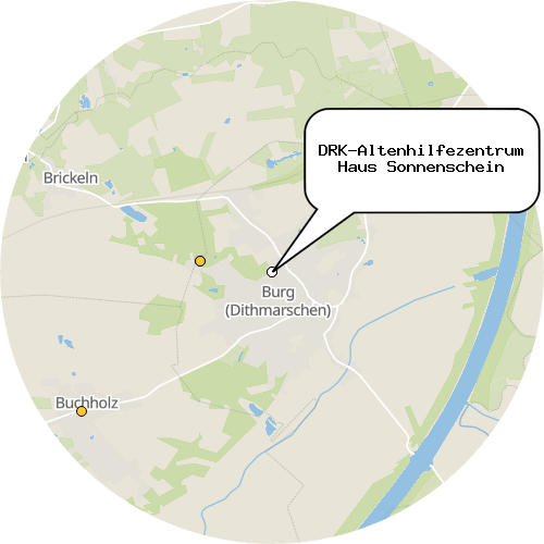 Kartenausschnitt für die Firma DRK-Altenhilfezentrum Haus Sonnenschein