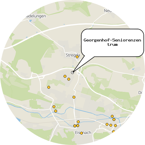 Kartenausschnitt für die Firma Georgenhof-Seniorenzentrum