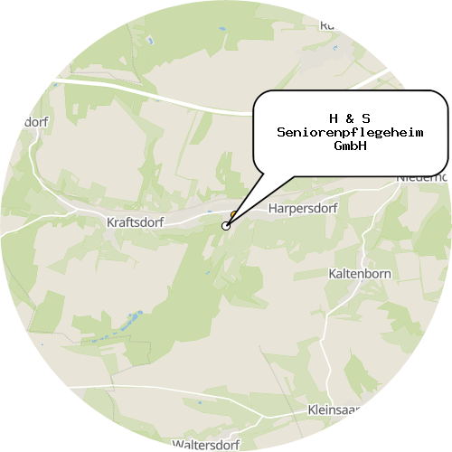 Kartenausschnitt für die Firma H & S Seniorenpflegeheim GmbH