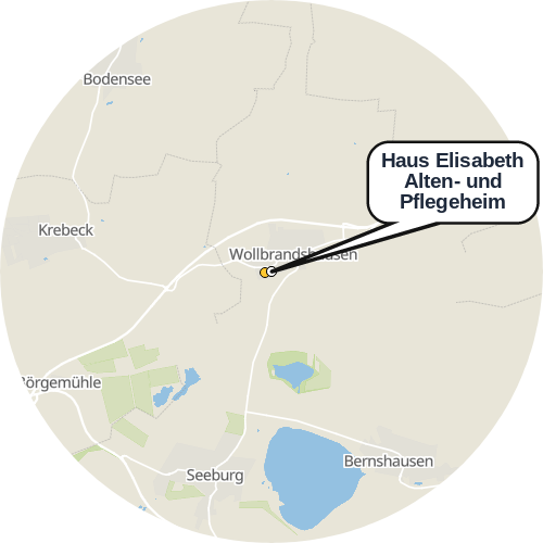 Kartenausschnitt für die Firma Haus Elisabeth Alten- und Pflegeheim