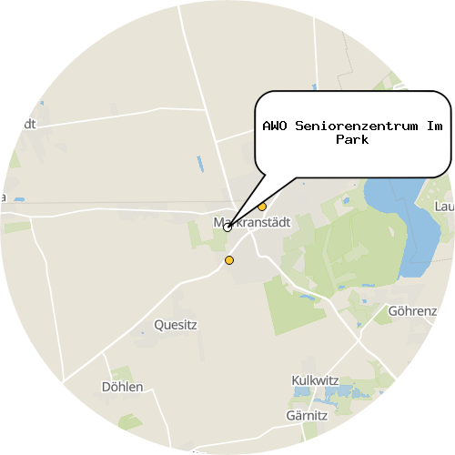 Kartenausschnitt für die Firma AWO Seniorenzentrum Im Park