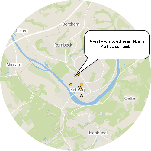 Kartenausschnitt für die Firma Seniorenzentrum Haus Kettwig GmbH