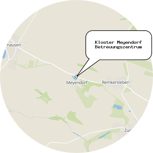 Kartenausschnitt für die Firma Kloster Meyendorf Betreuungszentrum