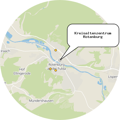 Kartenausschnitt für die Firma Kreisaltenzentrum Rotenburg